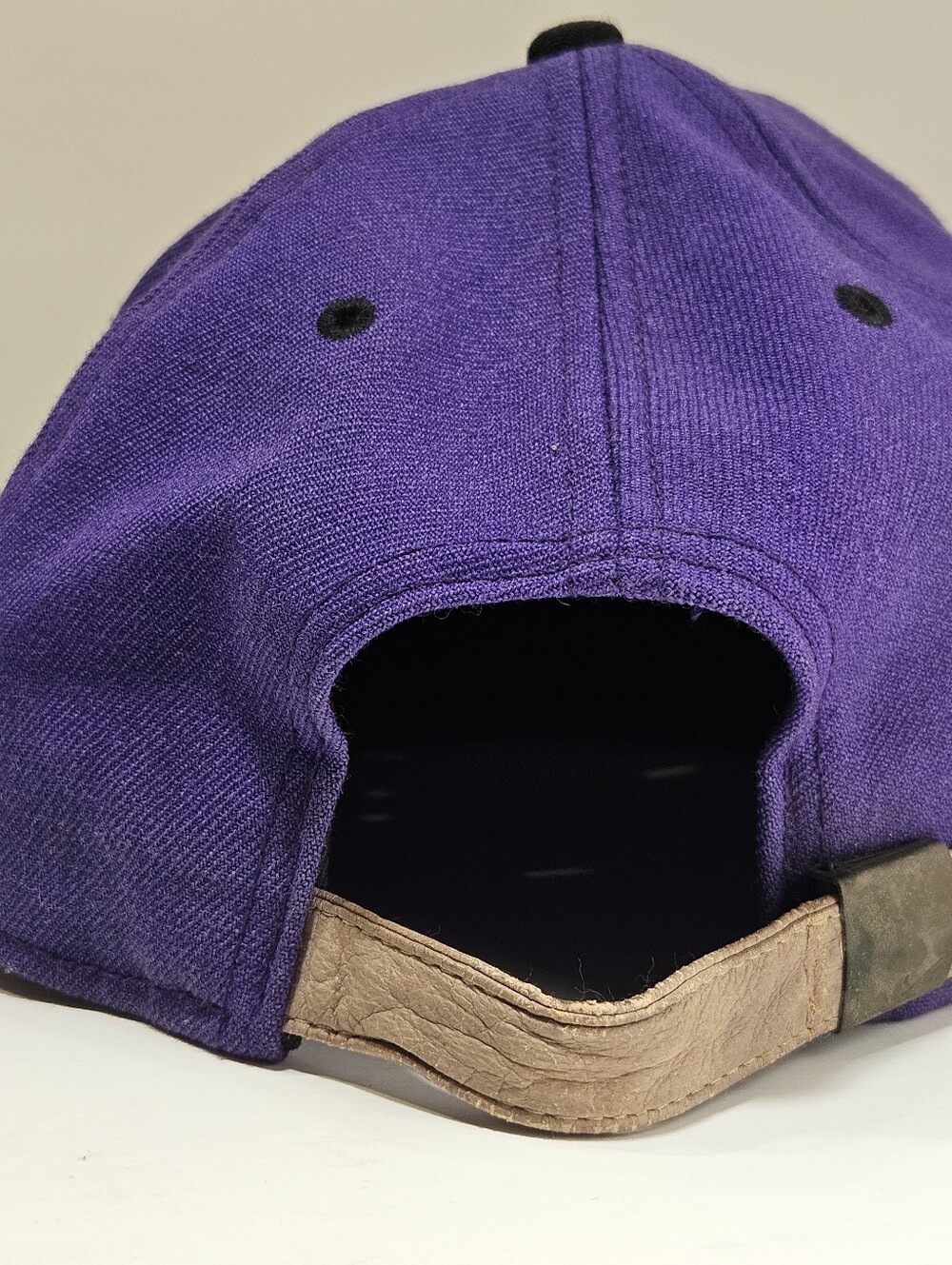 Nike ACG True Snapback Hat Purple Wool Leather Brim Strapback Outdoor Vintage - Picture 8 of 10